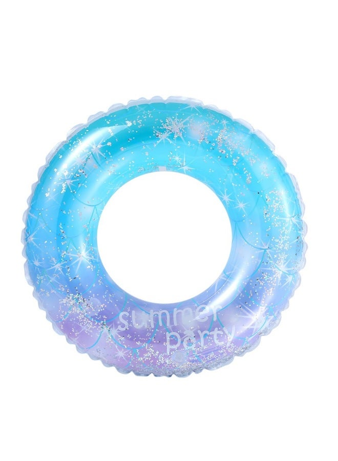 Water Inflati Generic Jia Lan Transparent Jelly Swimming Ring Adult Thickened Large ...