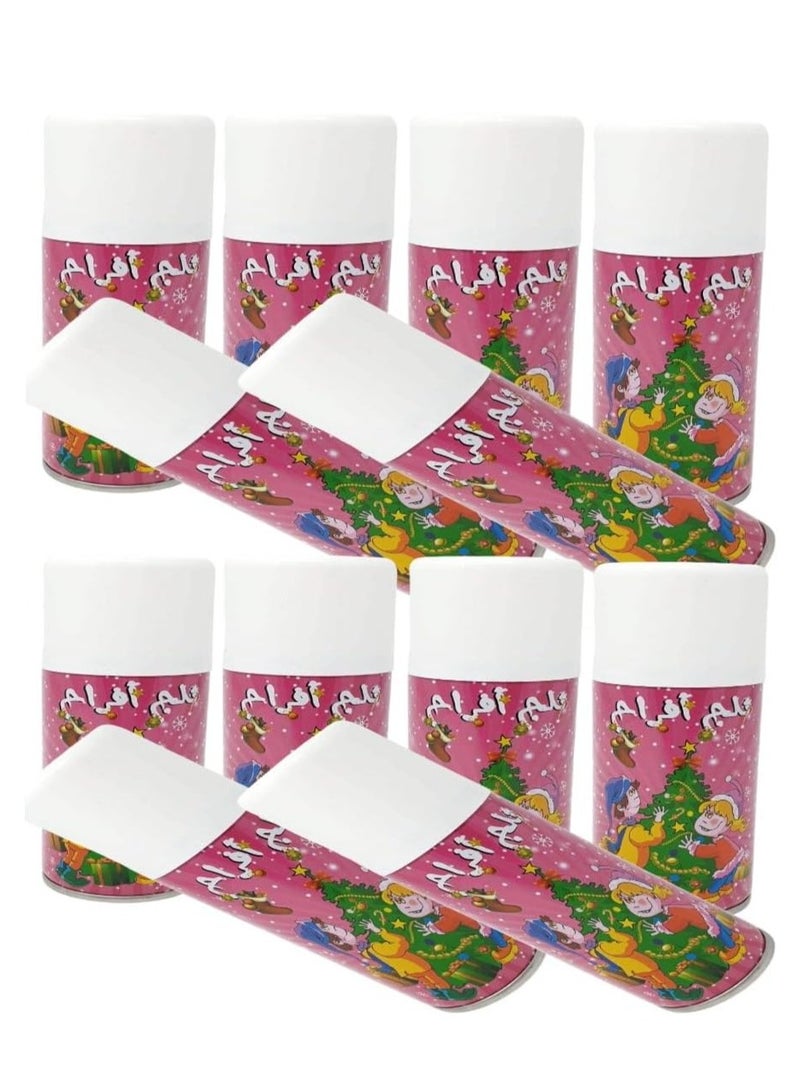 بسمة بخاخ رغوة ثلجية للحفلات 12 قطعه - Image 1