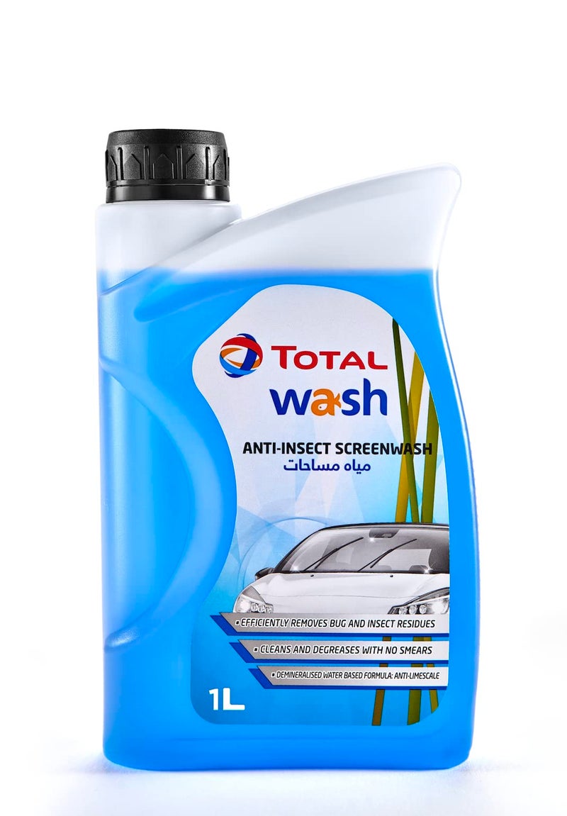 Anti insect screen wash