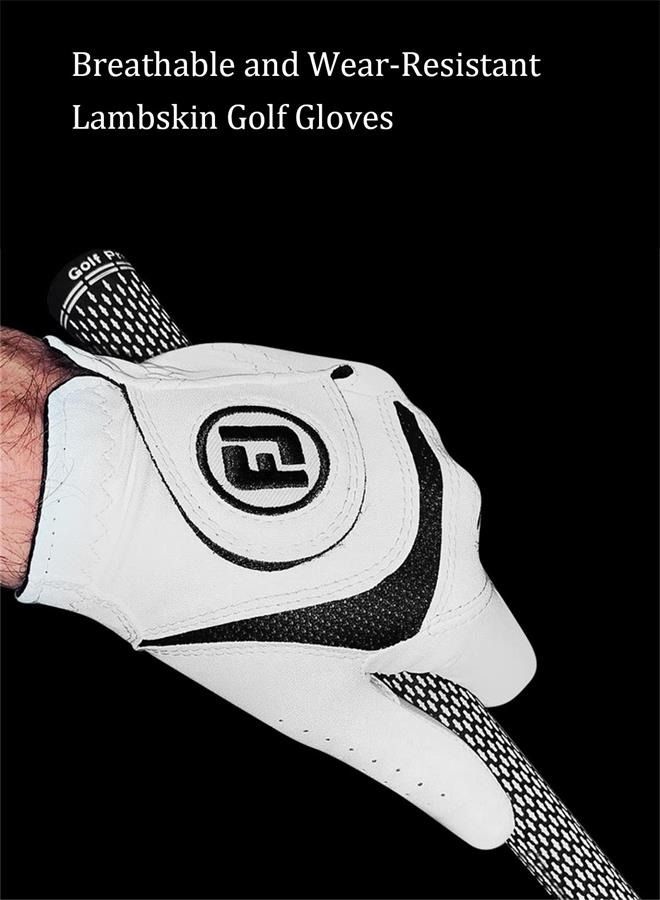 roaiss ROAISS Golf Left Hand Single Glove Sheepskin Anti-Skid Light Gloves Thumb Ventilation Hole Golf Gloves  - Image 3