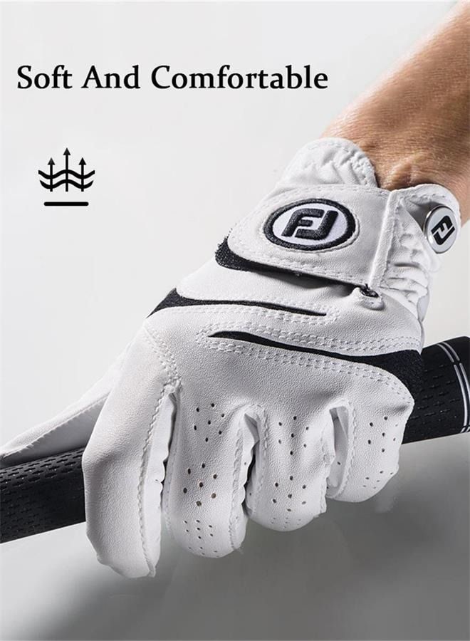 roaiss ROAISS Golf Left Hand Single Glove Sheepskin Anti-Skid Light Gloves Thumb Ventilation Hole Golf Gloves  - Image 4