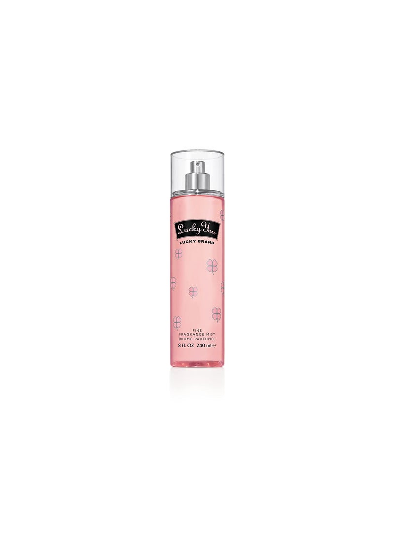 LUCKY BRAND - Lucky Brand, Lucky You Women's Body Mist, Eau de Toilette Spray, Day or Night Fragrance with Fresh Flower Citrus Scent, 8 Fl Oz - Image 1