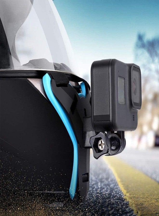 ASTOUND Bike Helmet Holder for Gopro/Mobile Adjustable Strap Chin Mount Action Camera Holder with Mobile Clip for Bike Riders Vlogging Compatible with Gopro Hero Series and Phone - Image 4