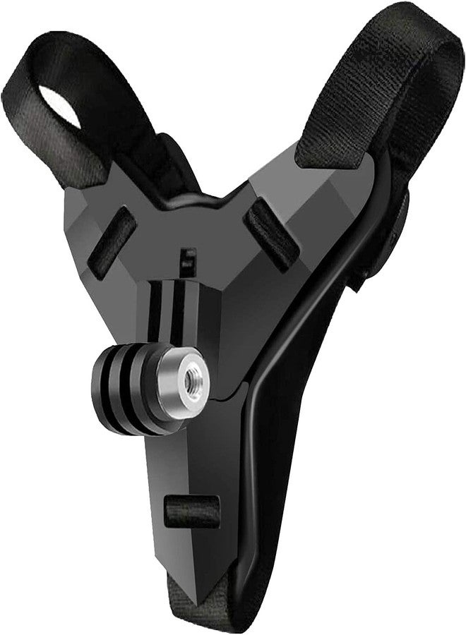 ASTOUND Bike Helmet Holder for Gopro/Mobile Adjustable Strap Chin Mount Action Camera Holder with Mobile Clip for Bike Riders Vlogging Compatible with Gopro Hero Series and Phone - Image 1