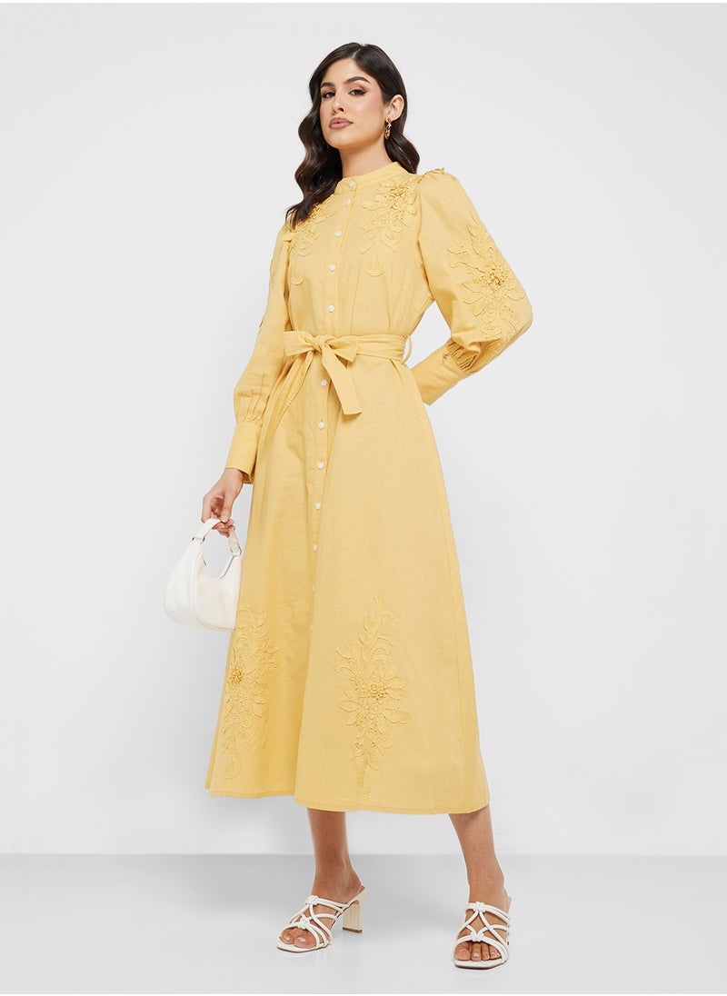 Jovonna London - Moka Tie Detailed Dress - Image 1