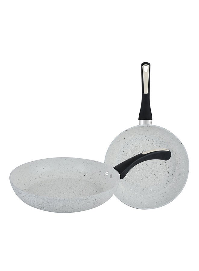 Prestige Prestige Endurance Twin Pack 20cm & 25cm Frypan (Cream)  - Image 1