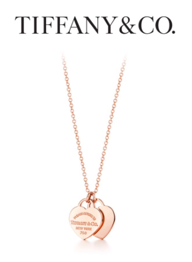 Tiffany's Tiffany™ Double Heart Tag Necklace - Image 1