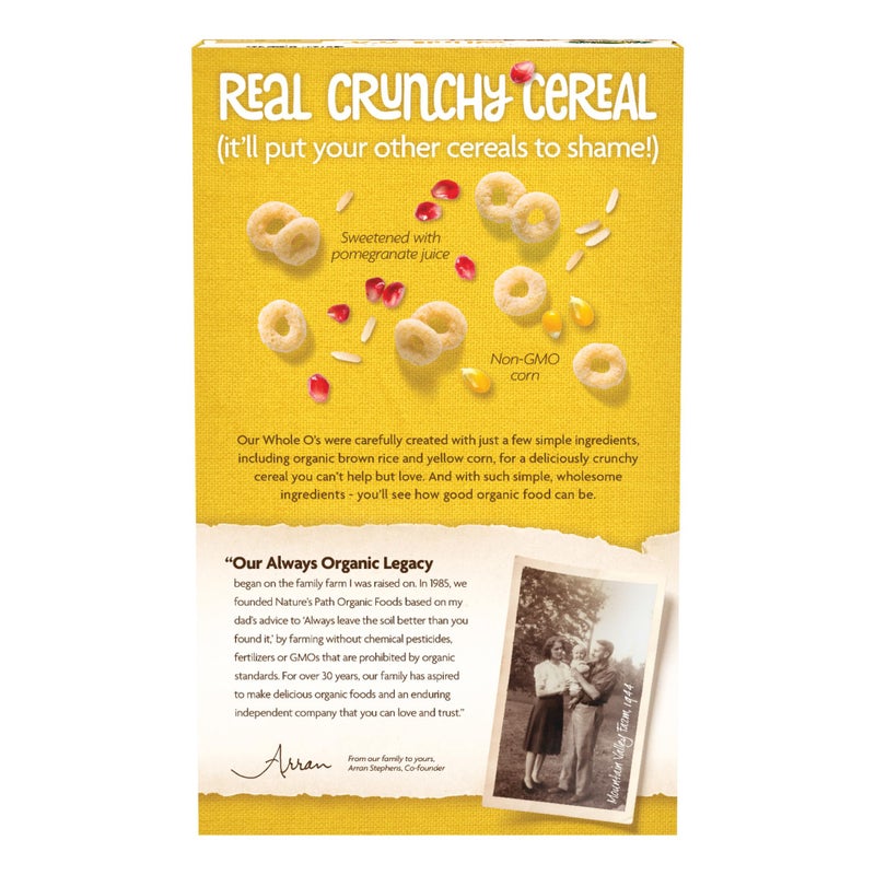 Nature's Path Organic Whole O'S Cereal, 11.5 oz (Pack of 1), Gluten Free - Image 2
