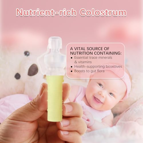 Gowing Colostrum Collector, Reusable Breastmilk Containers with Storage Case and Cleaning Brush, 100% Silicone Colostrum Containers, BPA Free, Multi-Use 5ml Collector, 6 Counts - Image 2