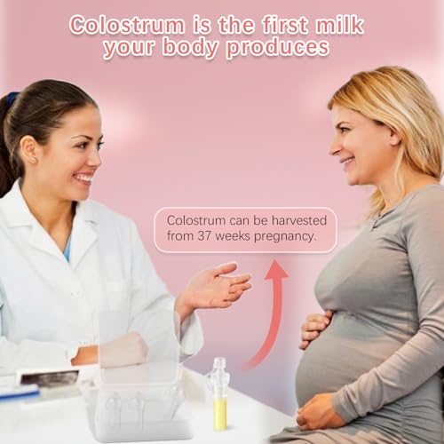 Gowing Colostrum Collector, Reusable Breastmilk Containers with Storage Case and Cleaning Brush, 100% Silicone Colostrum Containers, BPA Free, Multi-Use 5ml Collector, 6 Counts - Image 3