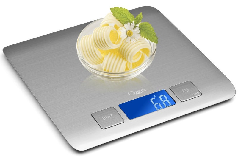 Ozeri Zenith Digital Kitchen Scale by Ozeri, in Refined Stainless Steel with Fingerprint Resistant Coating - Image 3