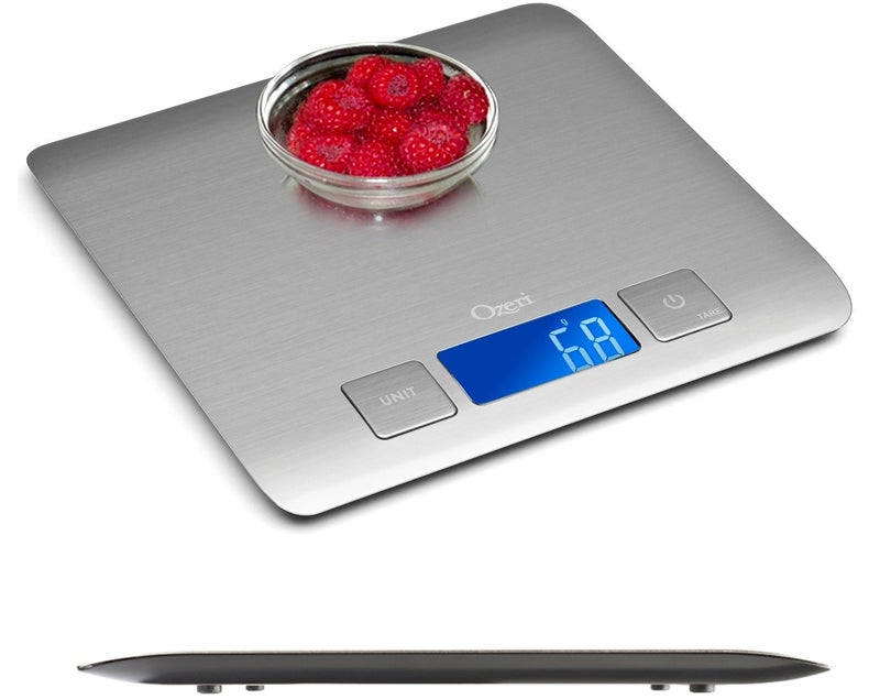 Ozeri Zenith Digital Kitchen Scale by Ozeri, in Refined Stainless Steel with Fingerprint Resistant Coating - Image 1