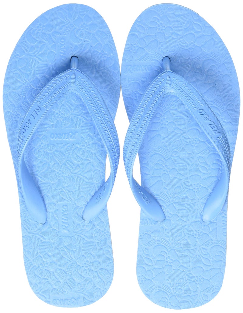 Relaxo Women's AL0009L Light Blue Blue Slippers 6 (AL0009LLBBL0006) - Image 1