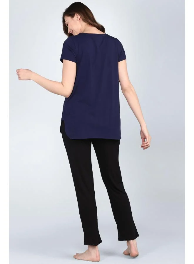 NeceSera Royal Blue Long Top