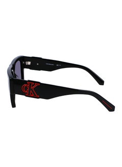 Calvin Klein Jeans Men's UV Protection Rectangular Sunglasses - CKJ23654S-001-5617 - Lens Size: 56 Mm  - Image 2