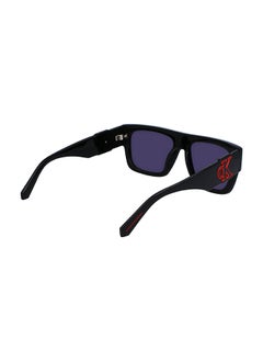 Calvin Klein Jeans Men's UV Protection Rectangular Sunglasses - CKJ23654S-001-5617 - Lens Size: 56 Mm  - Image 5
