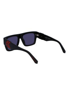 Calvin Klein Jeans Men's UV Protection Rectangular Sunglasses - CKJ23654S-001-5617 - Lens Size: 56 Mm  - Image 3