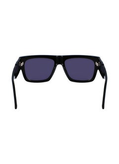 Calvin Klein Jeans Men's UV Protection Rectangular Sunglasses - CKJ23654S-001-5617 - Lens Size: 56 Mm  - Image 4
