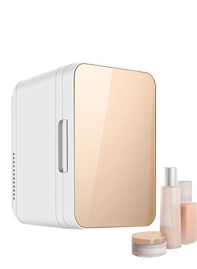 Arabest Mini Refrigerator,8L Refrigerator,Compact and Portable,Double-layer Fridge,Low Noise Refrigerator 110V AC/DC Portable Thermoelectric Cooler & Warmer for Skincare, Food, Drinks,Car/Bedroom/Office/Camping Use - Image 1