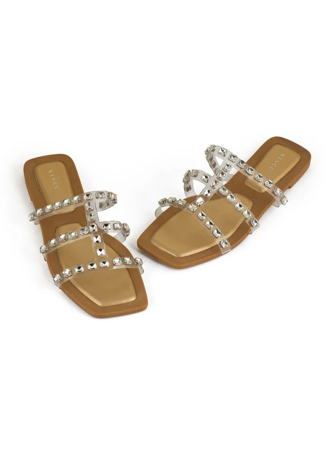 Vincci Women Multi Strap Flat Sandals