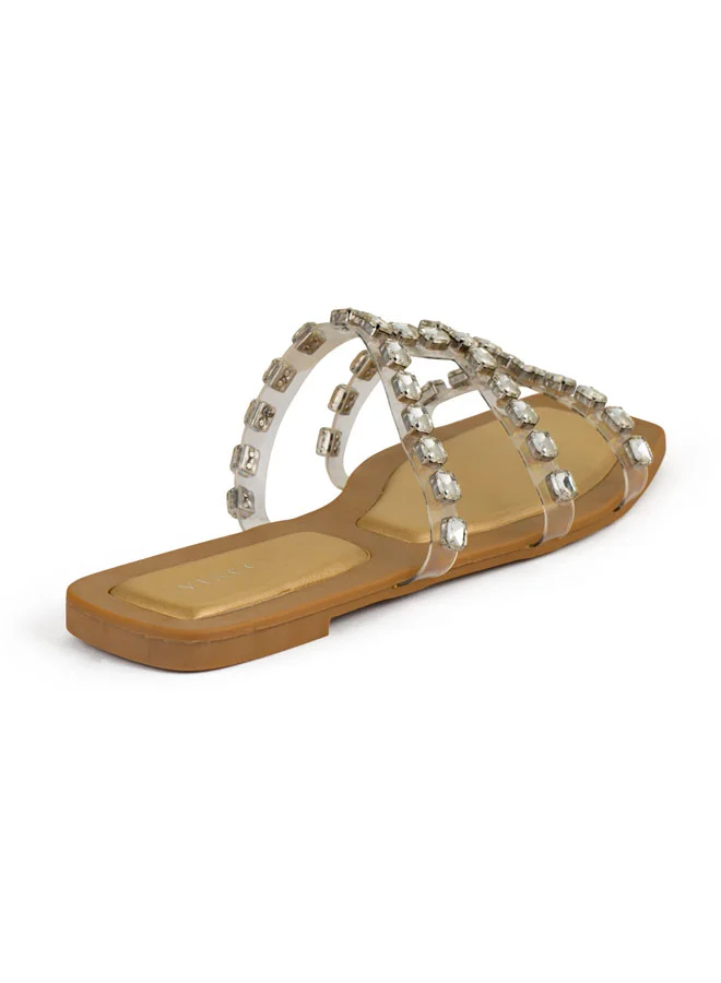 Vincci Women Multi Strap Flat Sandals