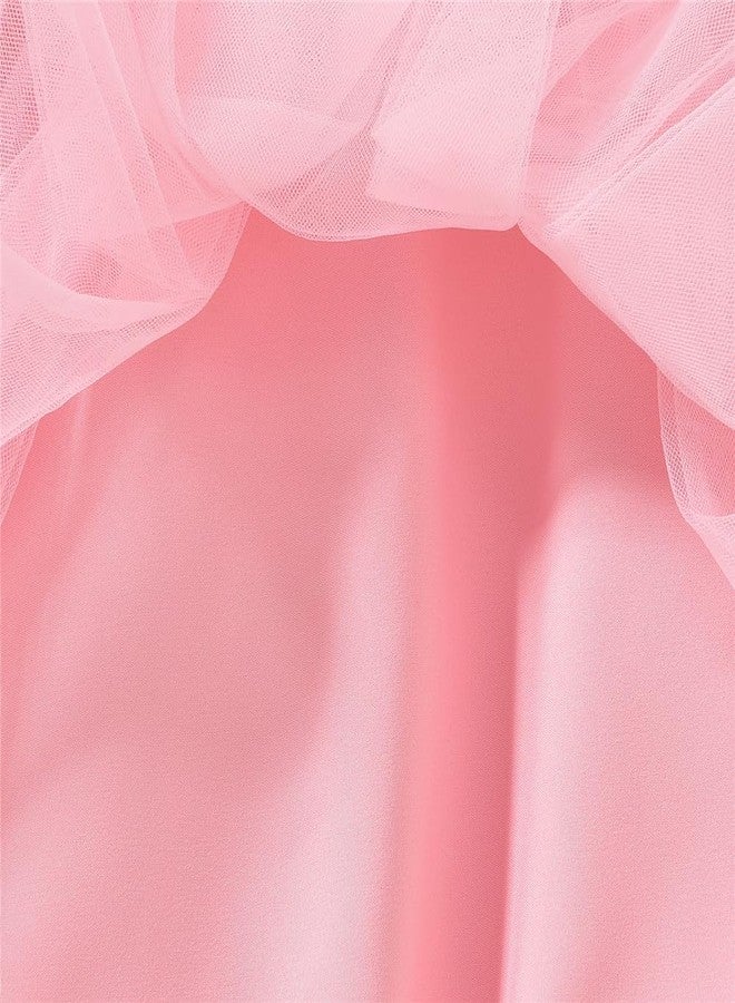 CPEI 4th Birthday Outfit for Toddler Girls 4 Year Old Fourth Four Sweatshirt Tutu Skirt Fall Clothes, Pink, 4 Years - Image 5