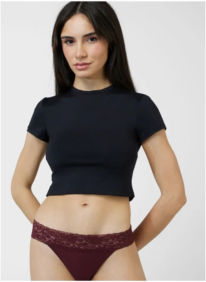 La Senza High Leg Thong