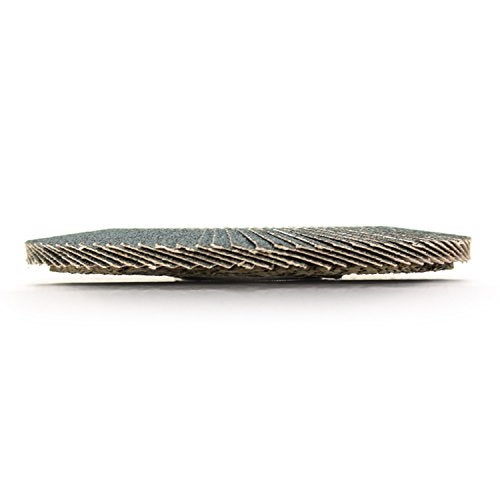 BHA Zirconia Grinding and Sanding Flap Discs T29, 4-1/2" x 7/8", 40 Grit - 10 Pack - Image 4