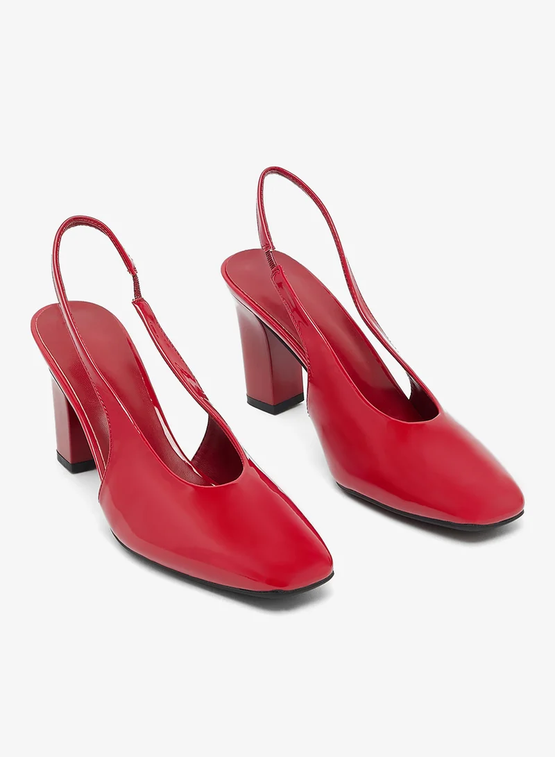 Ginger Burgandy Ballet High Heels for Women | Best Price UAE