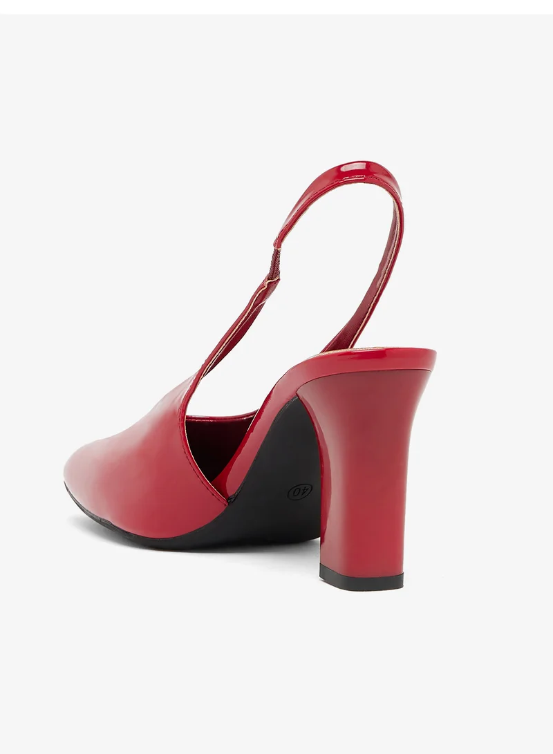 Ginger Burgandy Ballet High Heels for Women | Best Price UAE