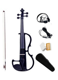 Al-Karz Music 4/4 Electric Violin with Case, Headphones, Cable, and Rosin  - Image 1