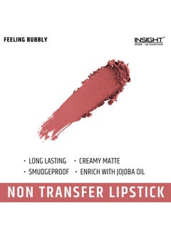Insight Cosmetics 24 Hrs Non Transfer Matte Lipstick Matte Finish Lightweight Lipstick Lasts For 24Hrs Nourishes Lips & Great For Daily Use Highly Pigmented(Ll0307)  - Image 3