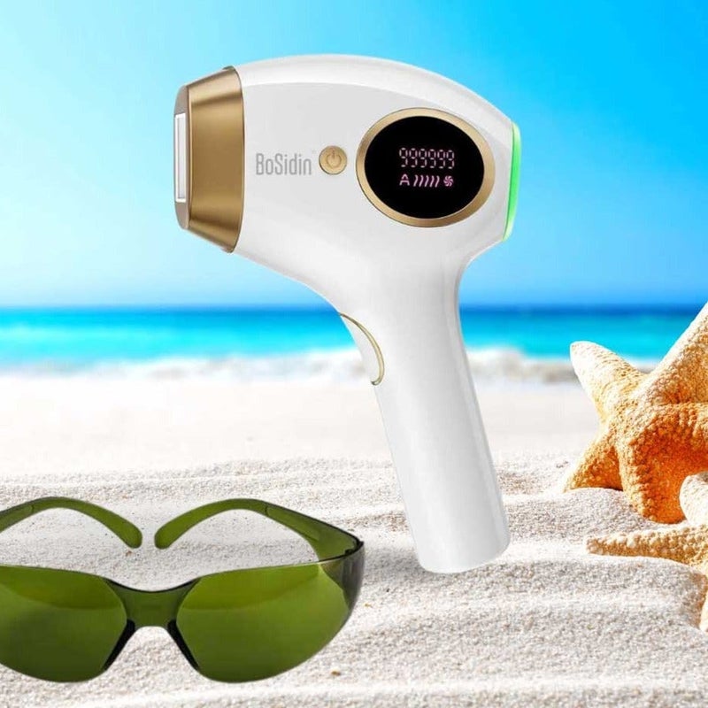 BoSidin IPL Hair Removal Device - At-Home Permanent Laser Hair Remover for Women & Men, 999K Flashes, Head to Toe Body Care - Image 1