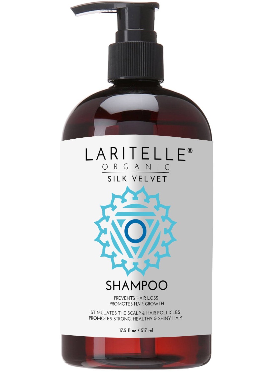 Laritelle - Organic Strengthening Hair Loss Prevention Shampoo Silk Velvet  Chamomile Geranium Biotin Plantbased Keratin  Follicle Stimulating Rosemary Ravintsara  Myrtle - Image 1