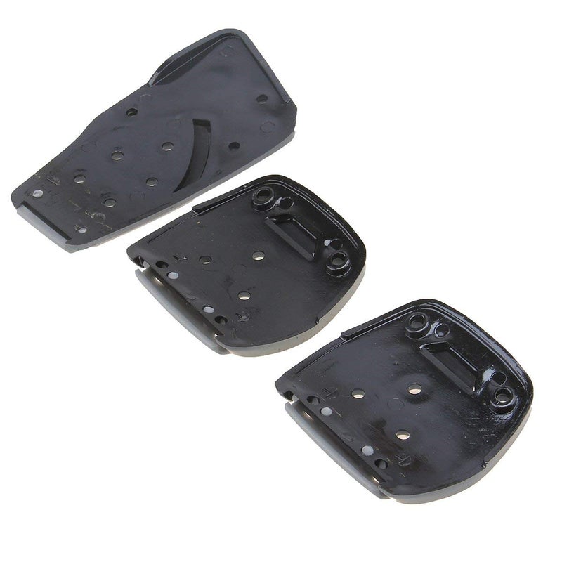 Oshotto 3 Pcs Non-Slip Manual CS-375 Car Pedals kit Pad Covers Set Compatible with Maruti Suzuki XL6 (Grey) - Image 4