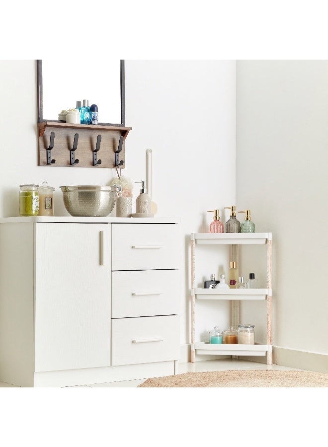 Home Box 3-Tier Caddy With Wooden Finish - Image 5