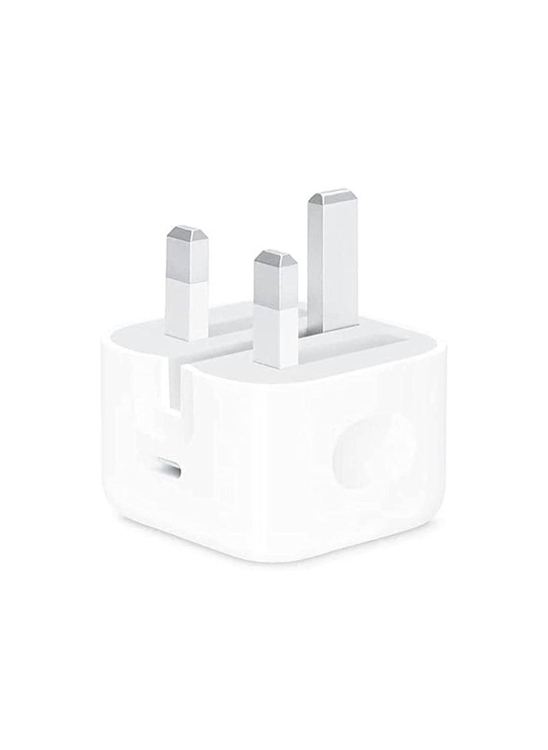 USB Type C Power Adapter White
