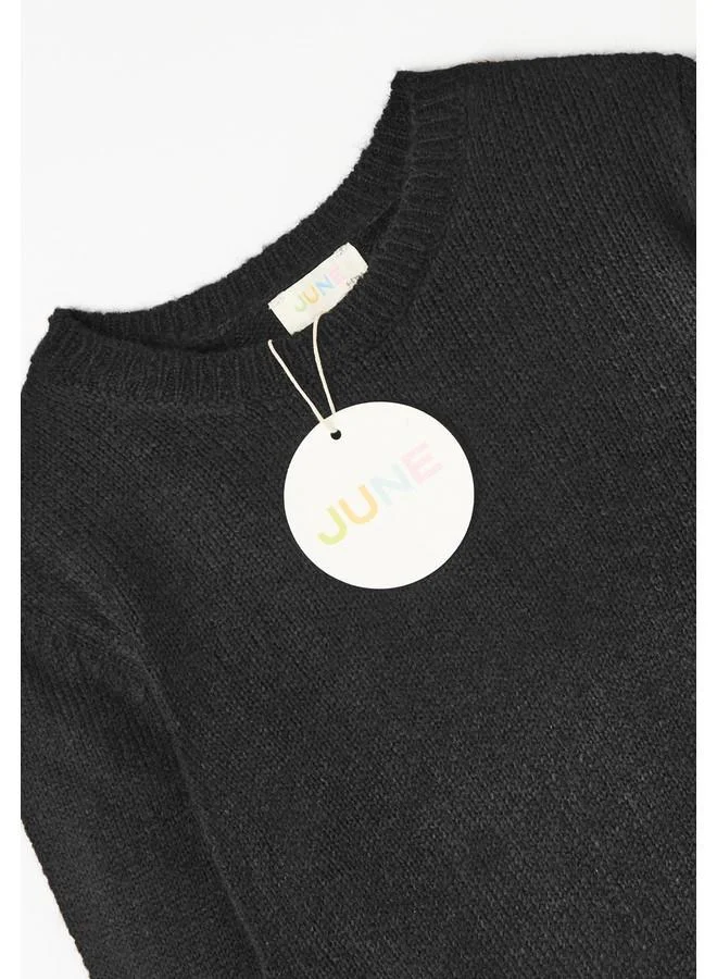 JUNE June Boy Basic Sweater Black