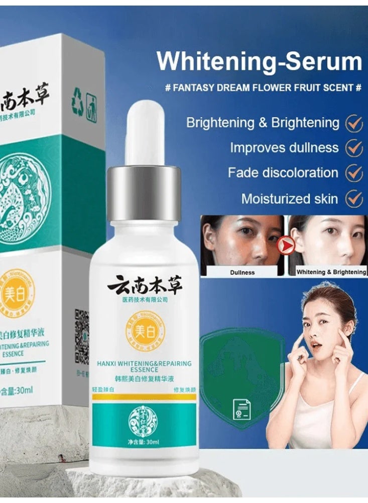 Hanxi Whitening & Repairing Essence 30ml Brightening Serum with Nicotinamide for Dark Spots, Uneven Skin Tone, Hydration, Skin Repair, Radiant Glow, Suitable for Daily Skincare Routine - Image 5