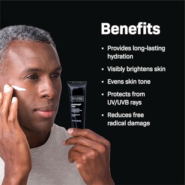 Revision Skincare Intellishade® Clear SPF 50, Anti-Aging Sunscreen for Face, Oil-Free Daily Moisturizer with SPF, Peptides & Vitamin C, Invisible Hydrating Broad-Spectrum Sunscreen, 1.7 oz - Image 2