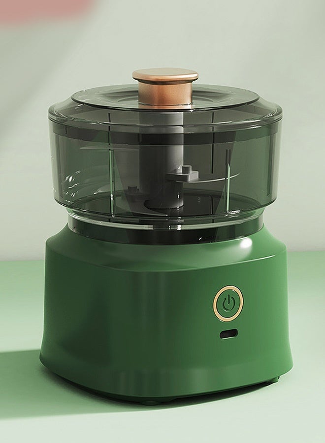 Electric food processor, electric vegetable chopper, electric blender, meat grinder, easy to store, suitable for meat, smoothies, vegetables, purees, fruits and garlic. (with food blender)  - Image 1