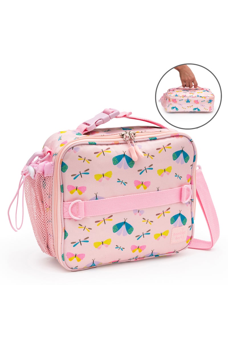 Bamboo Bark kids childrens insulated lunch bag for school, picnic, nursery, toddler, 3 ways to hold - Image 1