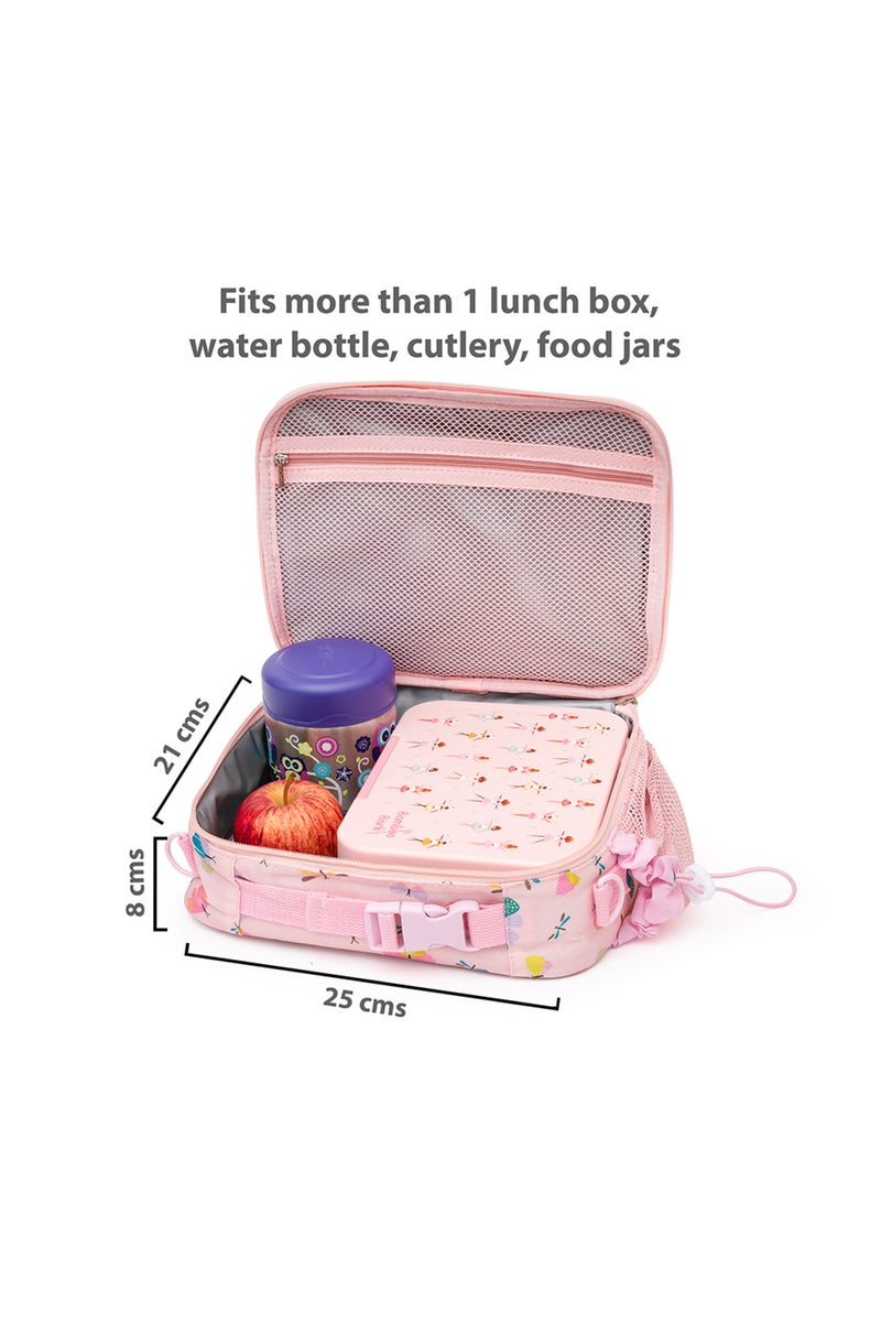Bamboo Bark kids childrens insulated lunch bag for school, picnic, nursery, toddler, 3 ways to hold - Image 4