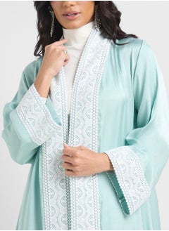 Khizana Shawl Collared Abaya  - Image 3