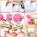 Kasyat 2 Sets Princess Party Balloon Column Stand Kit with 2 Crown Foil Balloons 100 Latex Balloons Adjustable Stands Pink and Gold Balloon Stand Kit for Baby Shower Birthday Party Supplies - Image 4