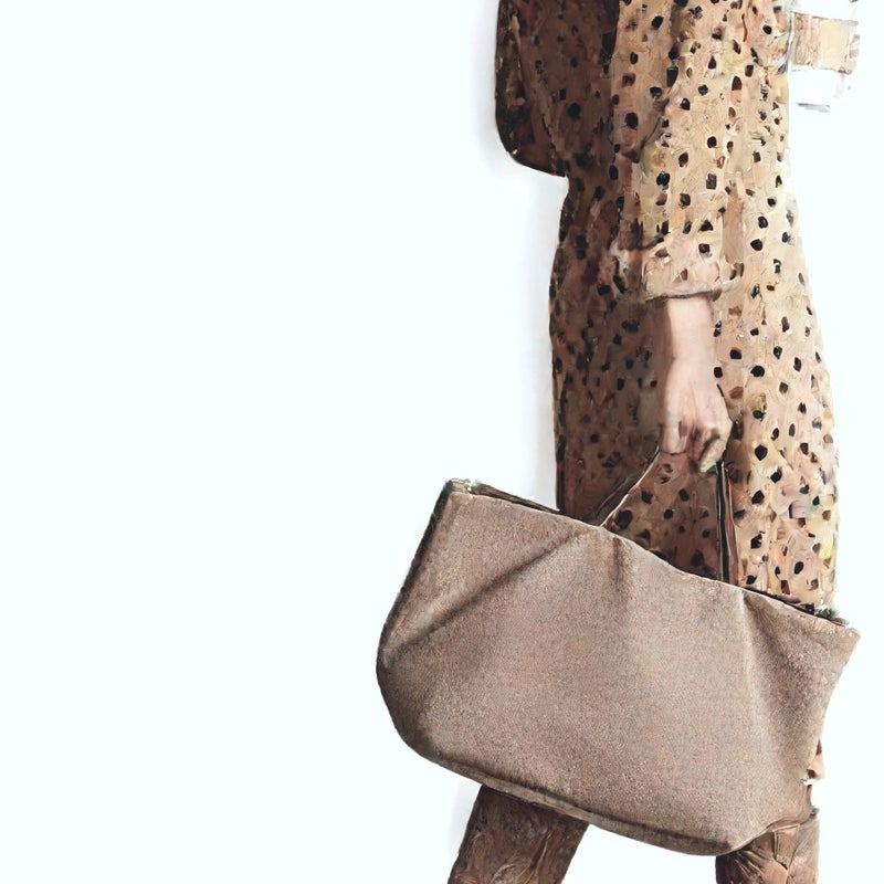 French Elegant V-Neck Pleated Waist Long Sleeve Polka Dot Dress - Image 5