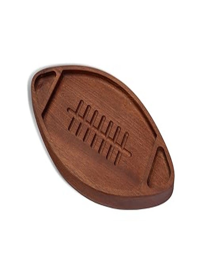 The Memory Company | Licensed NFL Acacia Team Football with Triangles Serving Board,San Francisco 49ers - Image 3