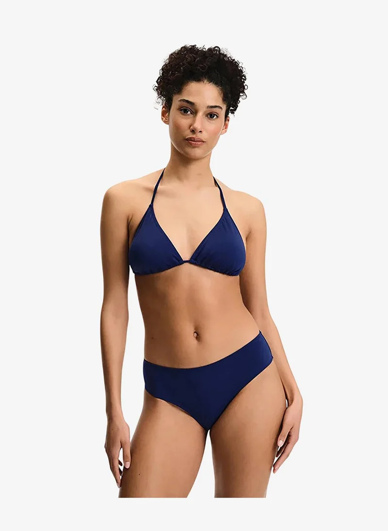 بنتي Women Triangle Navy Bikini Top