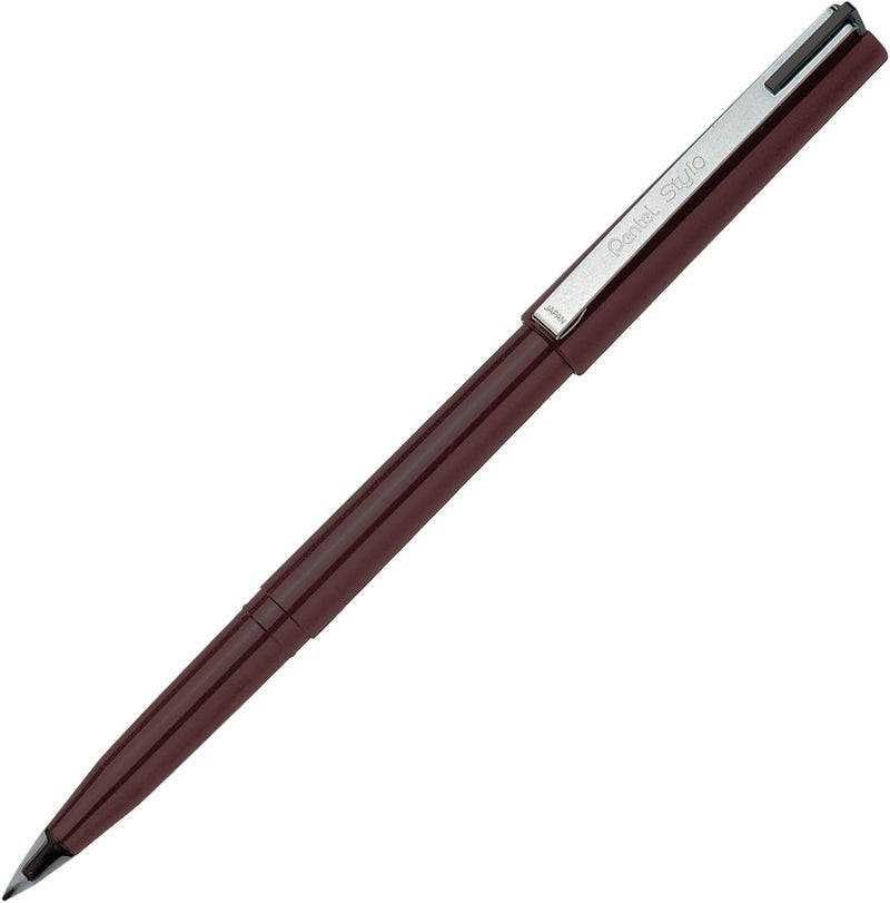 قلم رسم من Pentel Arts Stylo Sketch Pen، حبر أسود، عبوة واحدة (JM20BPAE)