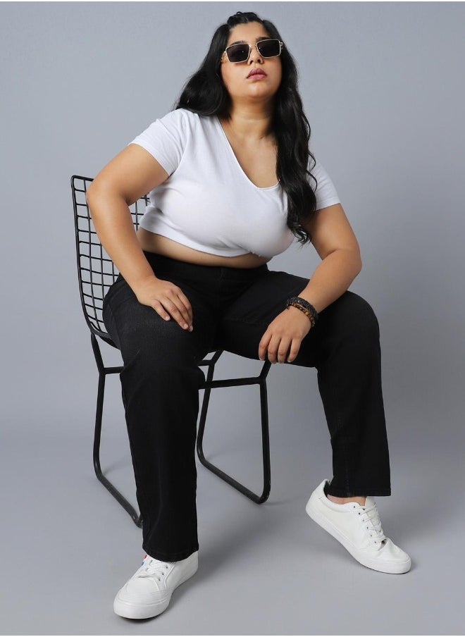 HIGH STAR Women Black Jeans  - Image 1